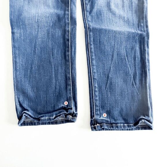 American Eagle Womens Slouchy Denim Stretch Straight Jeans Blue 8 - Picture 11 of 11